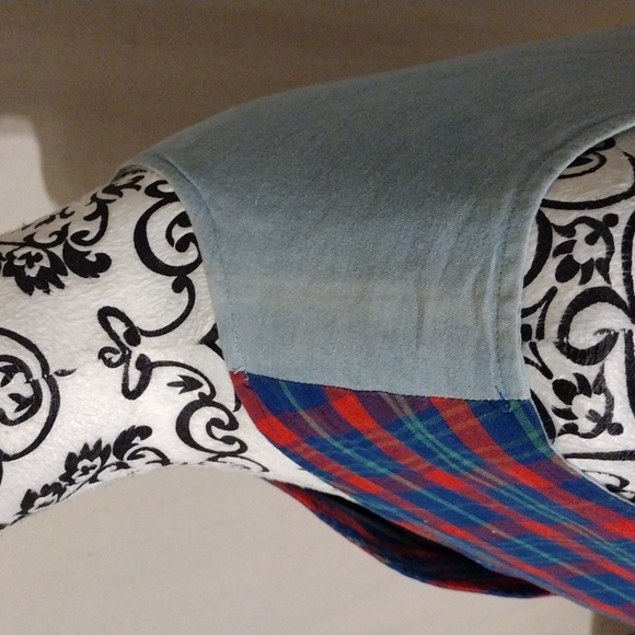 NWT Vintage Cambridge Dry Goods Vest Breast Coat Plaid Button-up Pockets Sz 10 - Picture 6 of 8